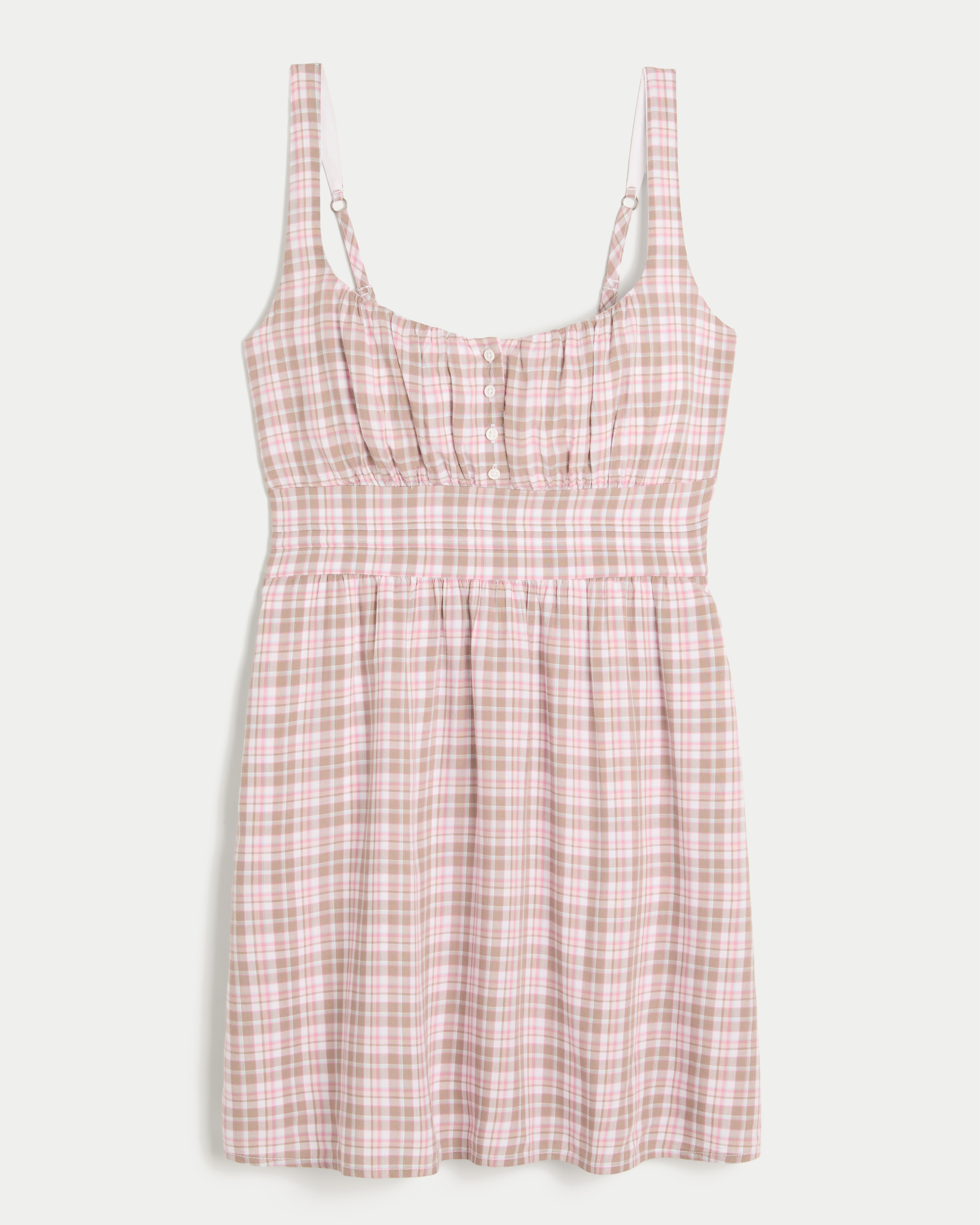 Scoop-Neck Mini Dress