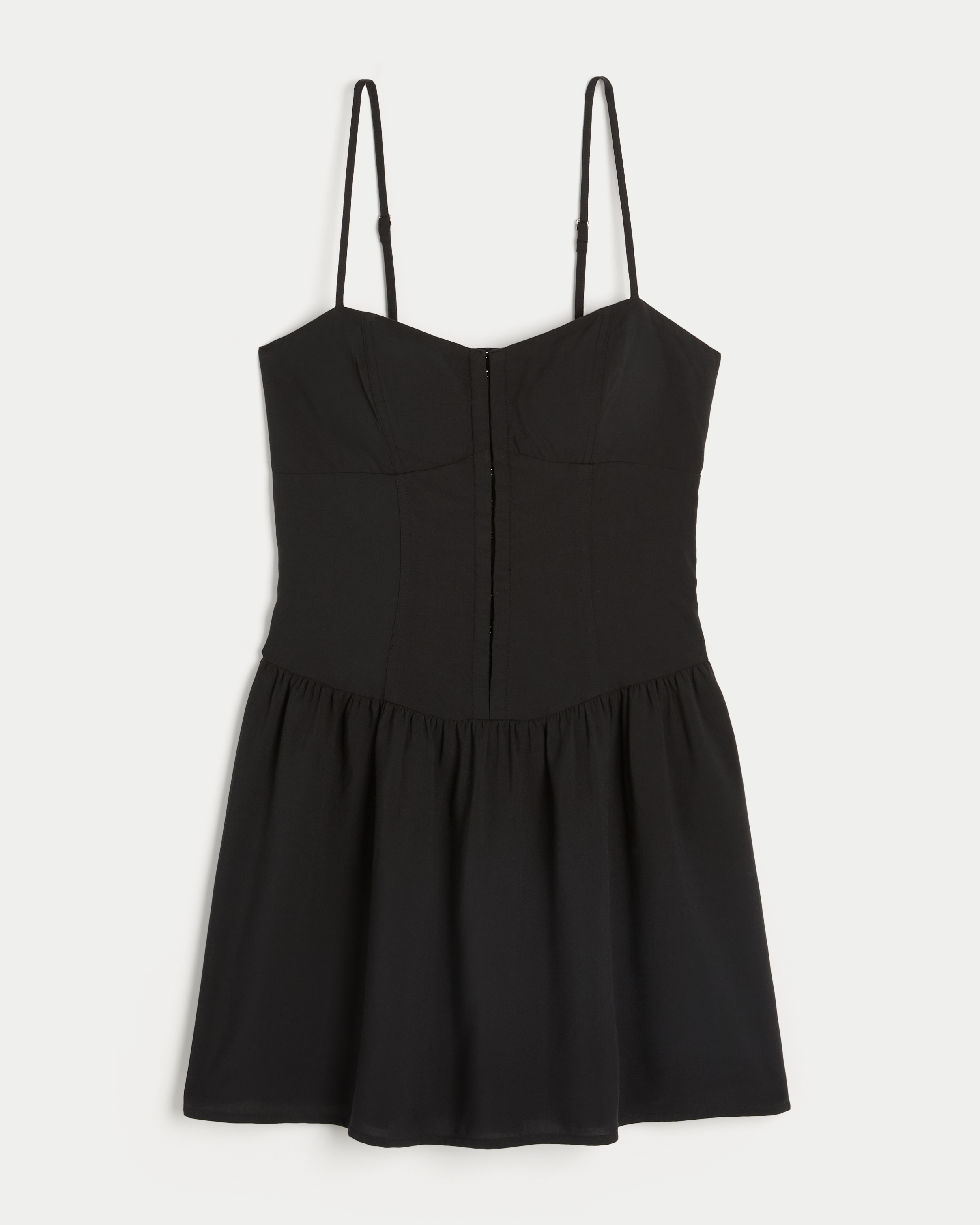 Corset Hook and Eye Mini Dress