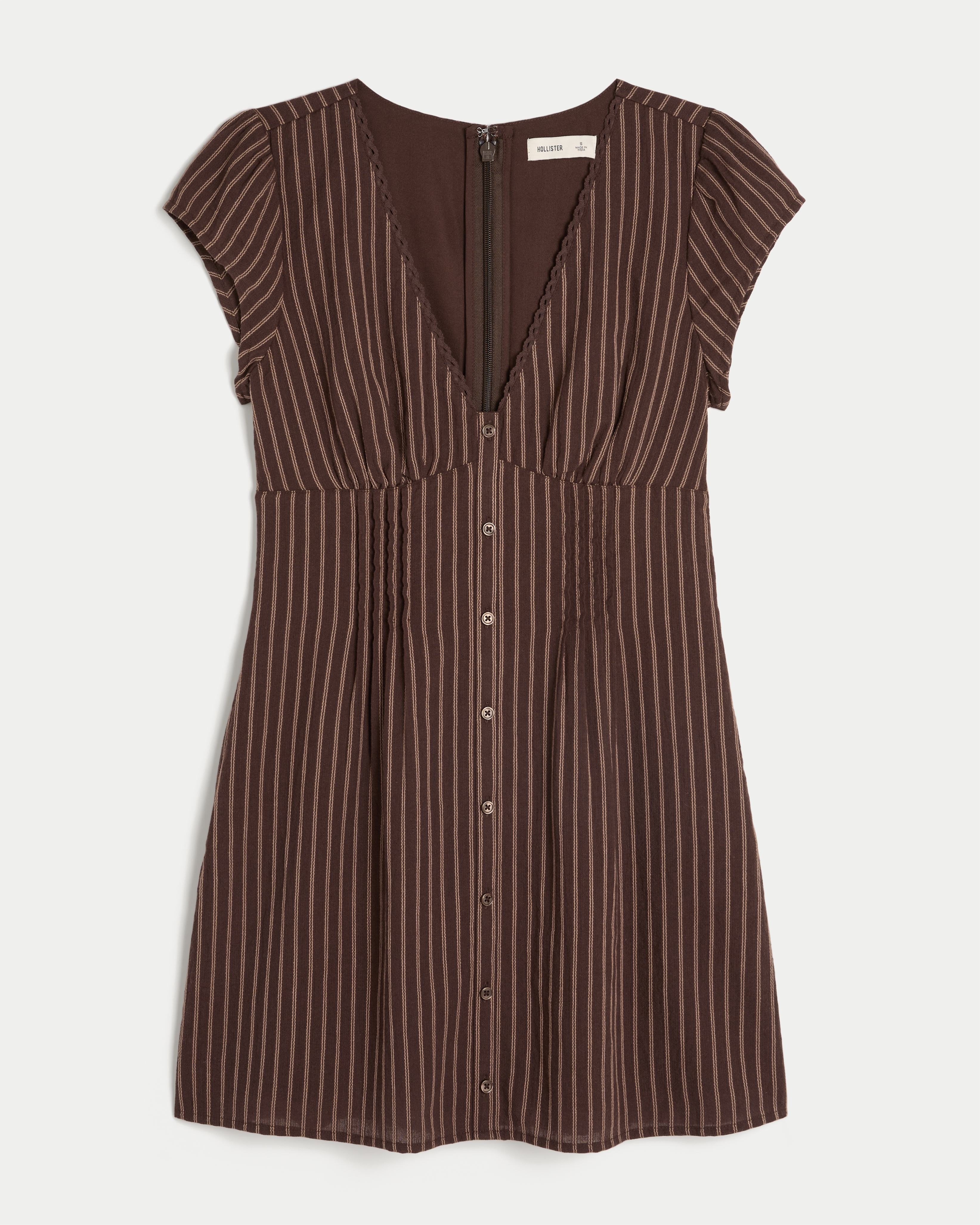 Button Mini Dress