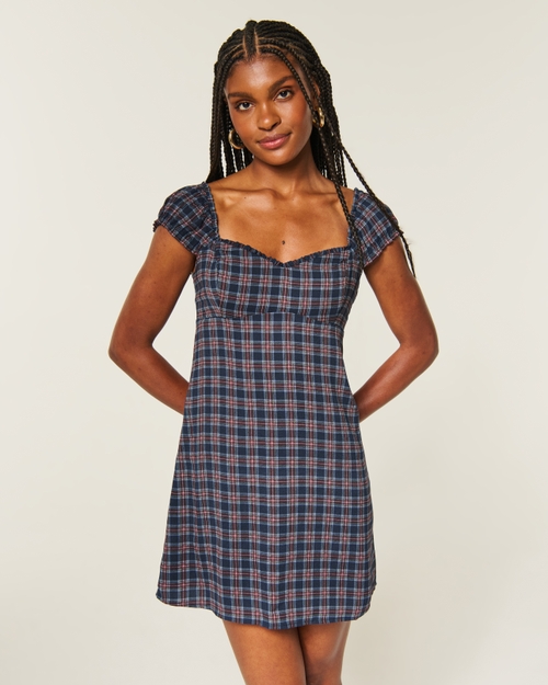 Crepe Mini Dress