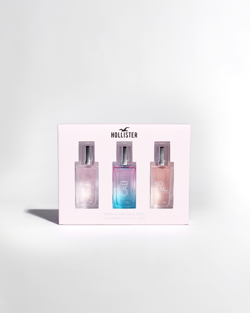 Women's Hollister Malaia, Pure Cali & SoCal 1.0oz Perfume Gift Set