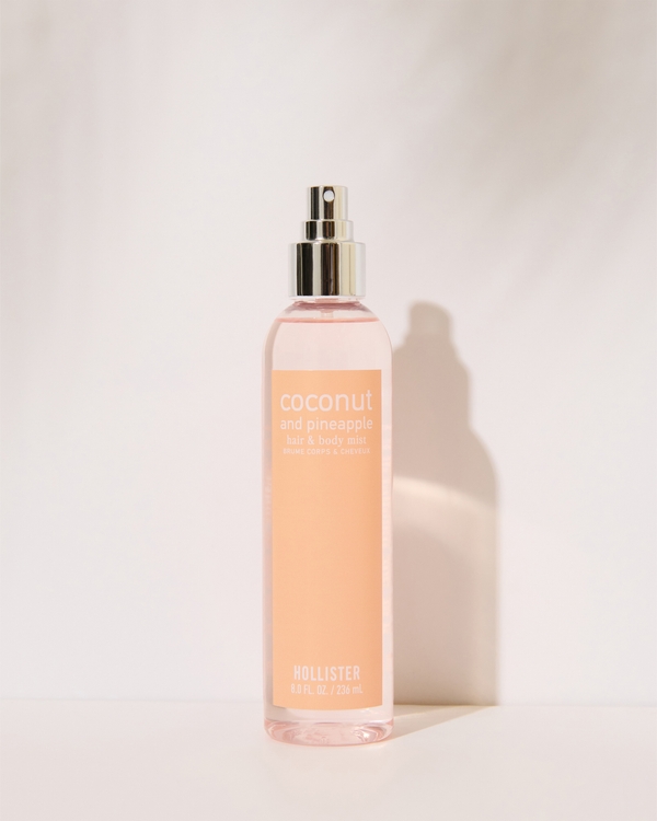 Coconut and Pineapple Hair & Body Mist, Coral