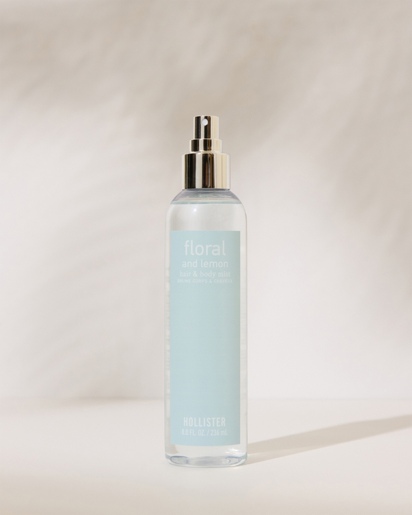 Floral and Lemon Hair & Body Mist, Light Blue