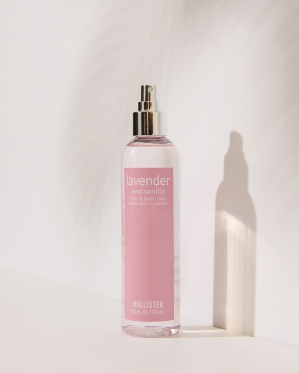 Lavender and Vanilla Hair & Body Mist, Pink