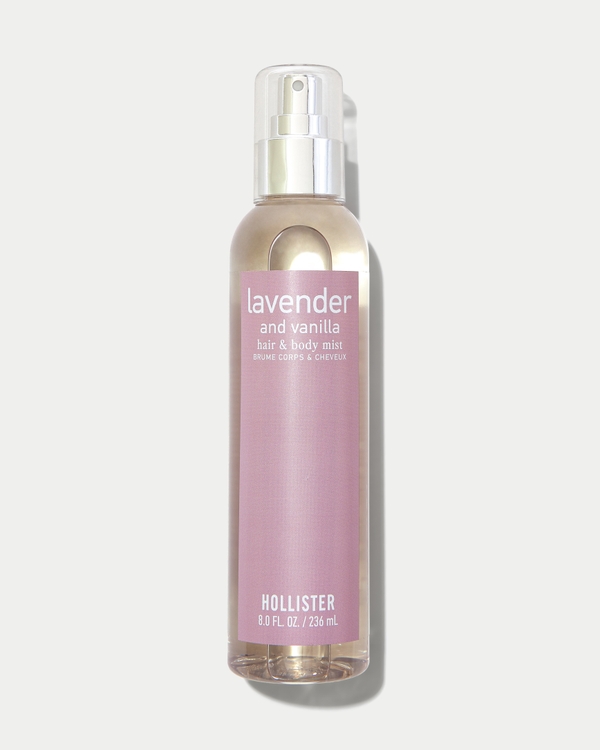 Lavender and Vanilla Hair & Body Mist, Pink