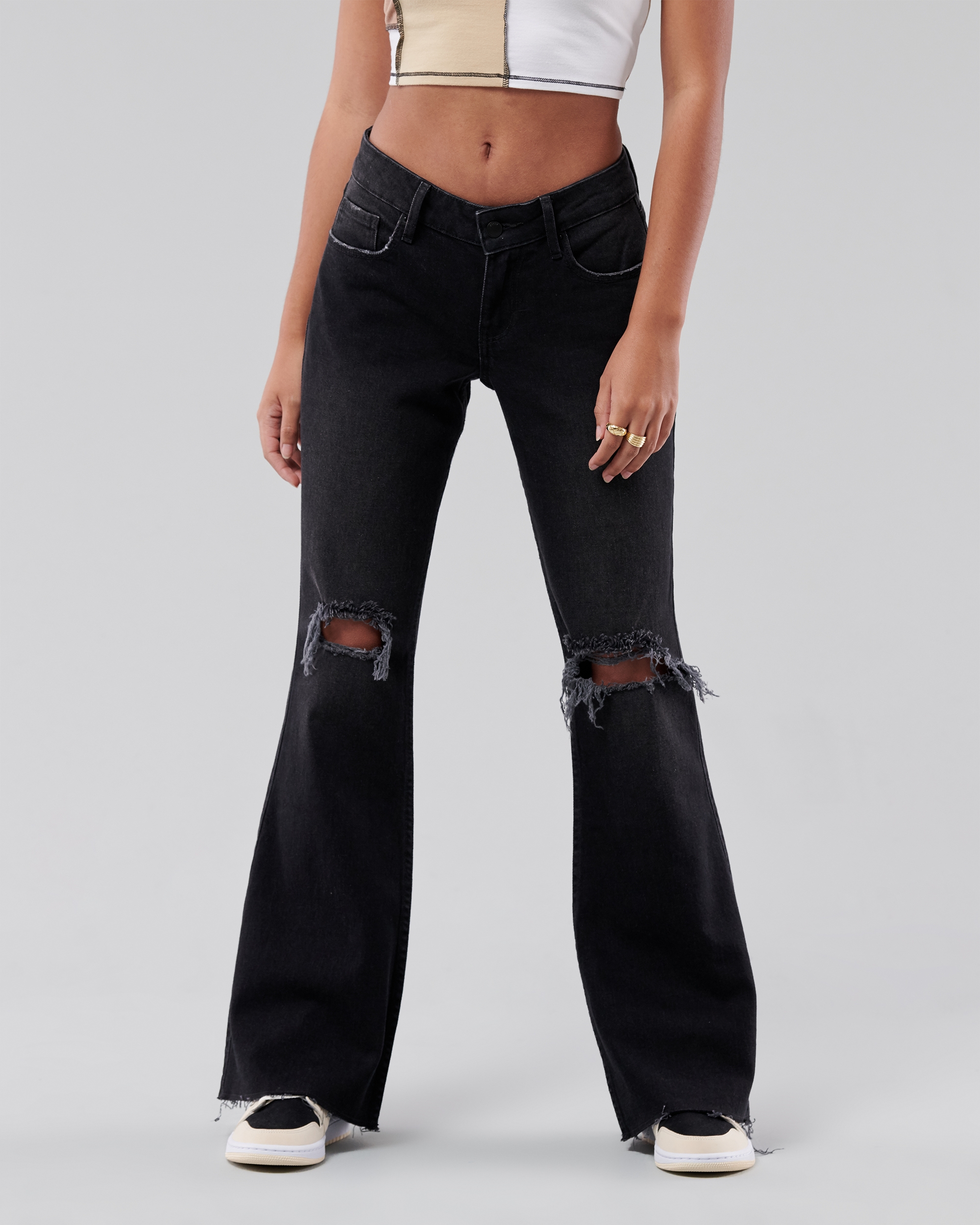 hollister flare jeans