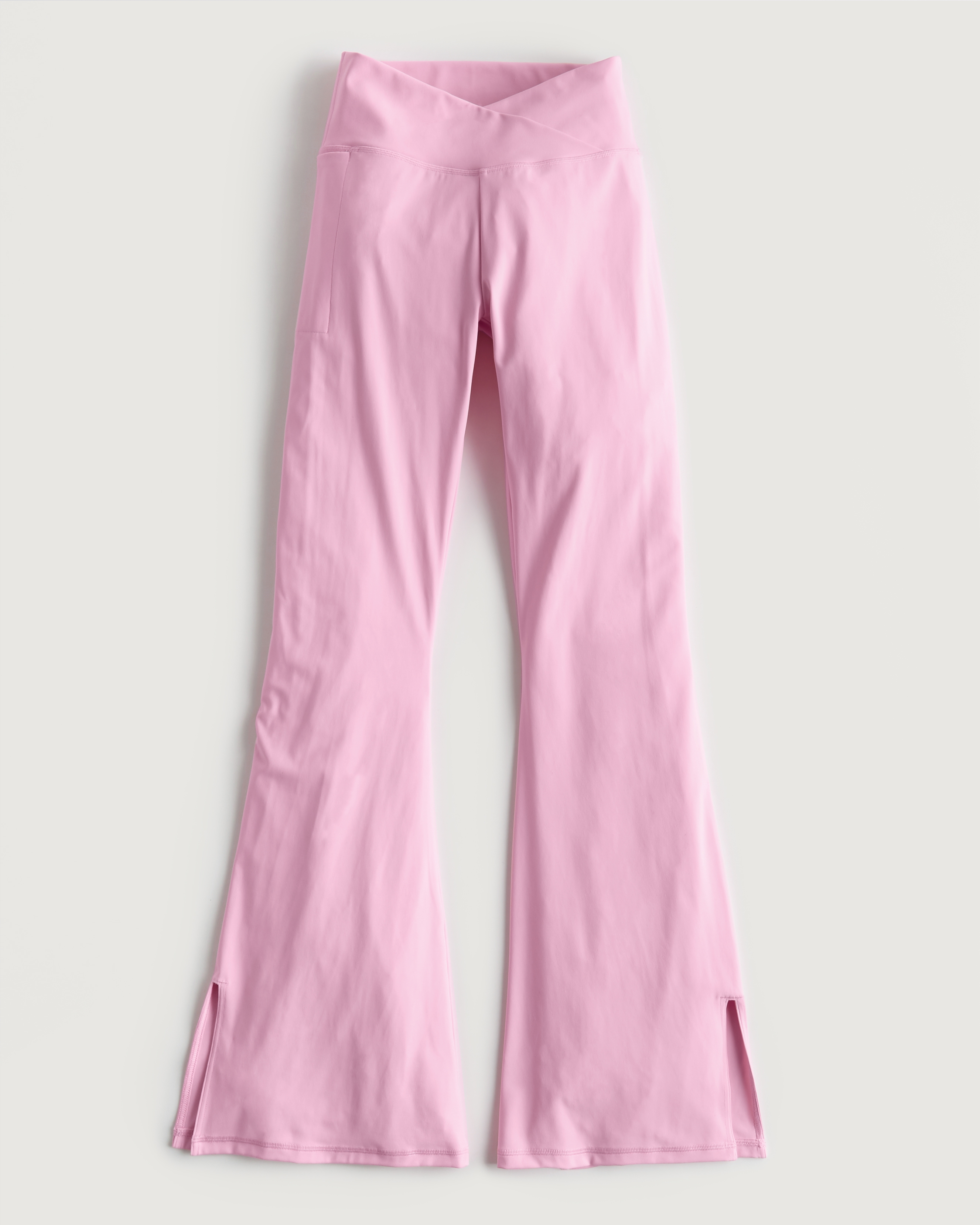 Stretchy pants that flare out at the on sale bottom