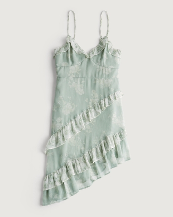 hollister ruffle dress
