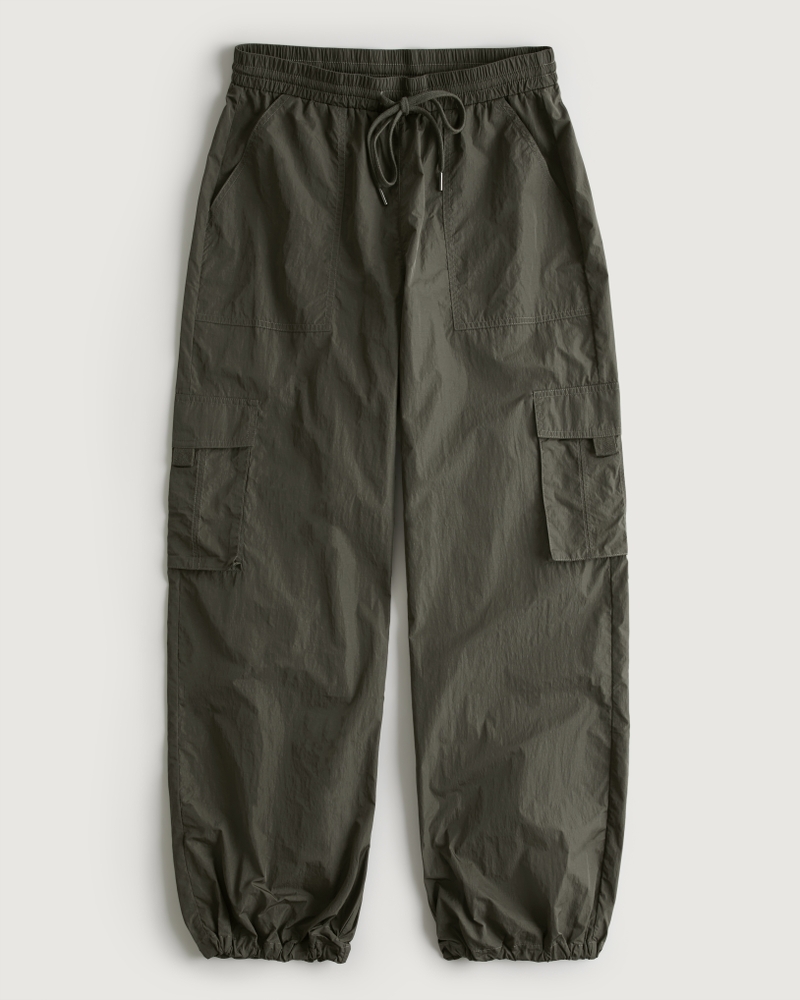 Shop All Social Tourist HighRise Nylon Cargo Pants Shop All