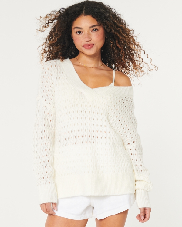 Hollister Co. Business Scoop Neck Sweaters for Women