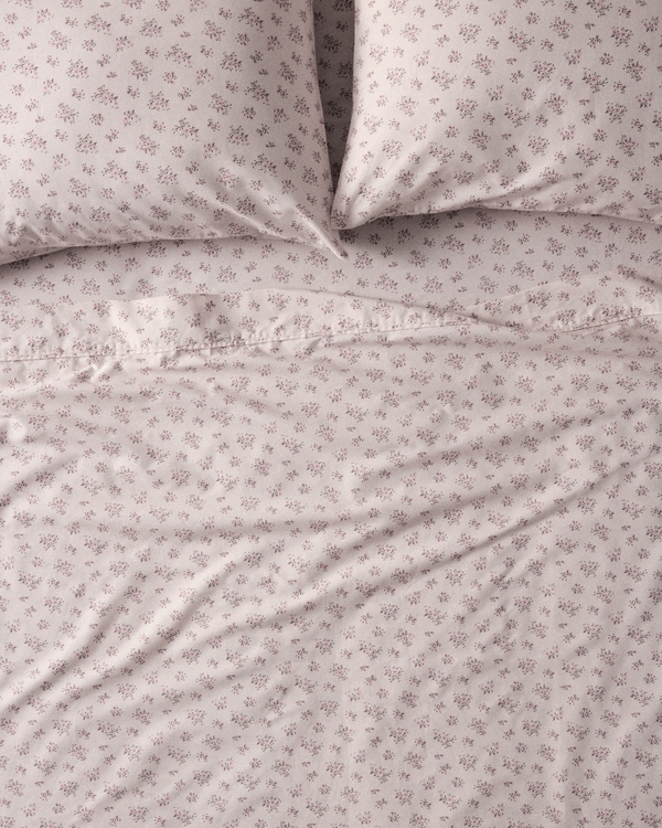 Hollister x Target Percale Floral Sheet Set, Pink Floral view 2