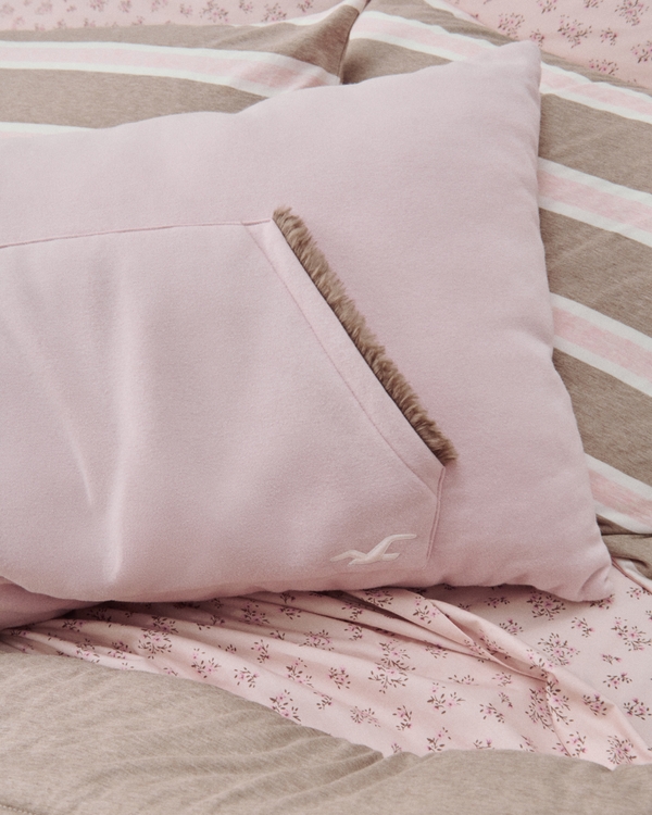 Hollister x Target Oversized Study Buddy Pillow, Light Pink view 1