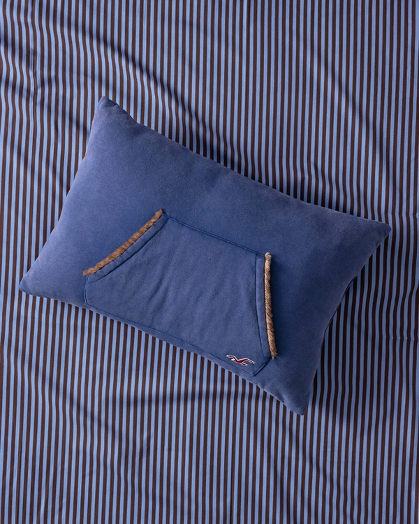 Hollister x Target Oversized Study Buddy Pillow, Navy view 1