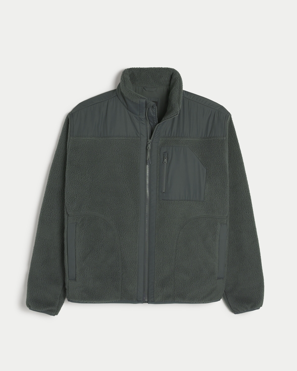 Hollister Co. Black Fleece Jackets