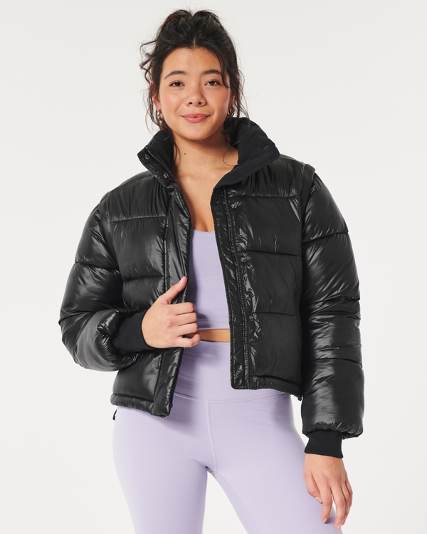 Hollister Co. Black Panther Parkas for Women