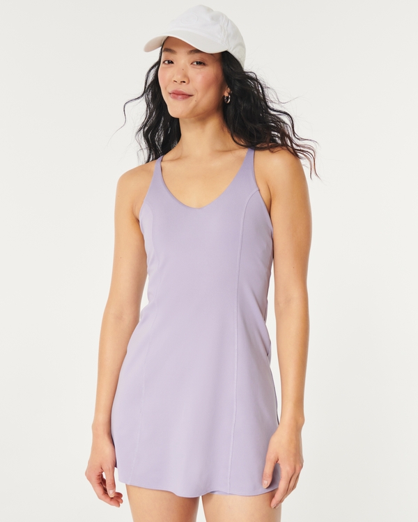 Gilly Hicks Active Recharge Seamed Dress, Light Purple