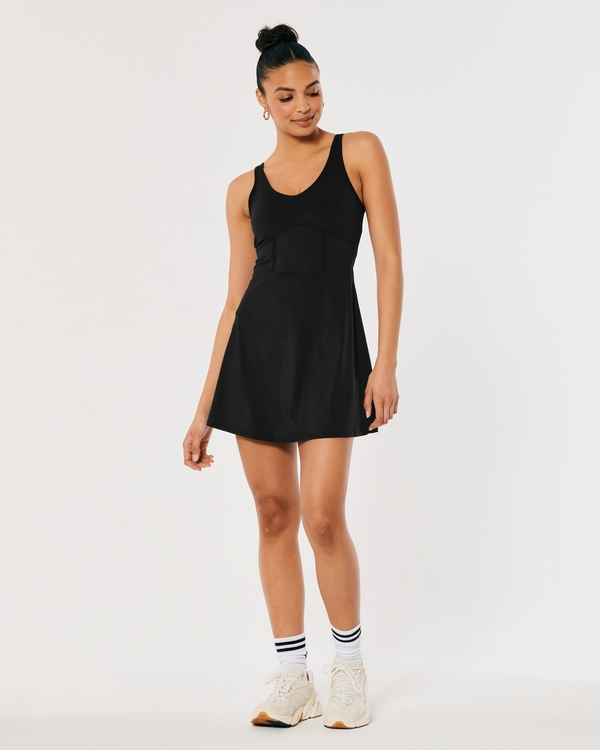 Gilly Hicks Active Energize Active Scoop Dress, Black