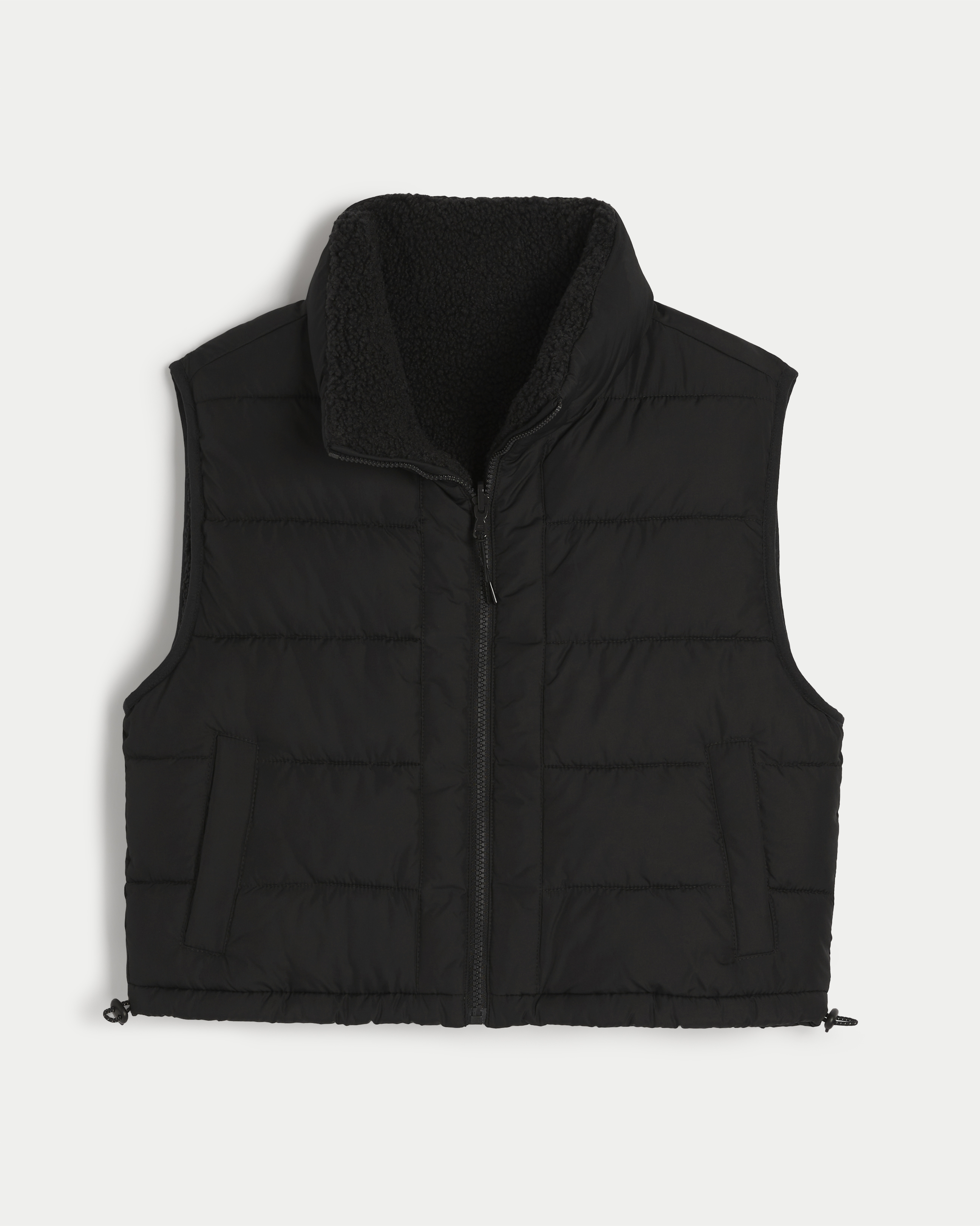 Gilly Hicks Sherpa-Lined Reversible Vest