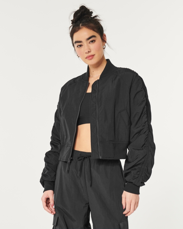 Gilly Hicks Zip-Up Bomber Jacket