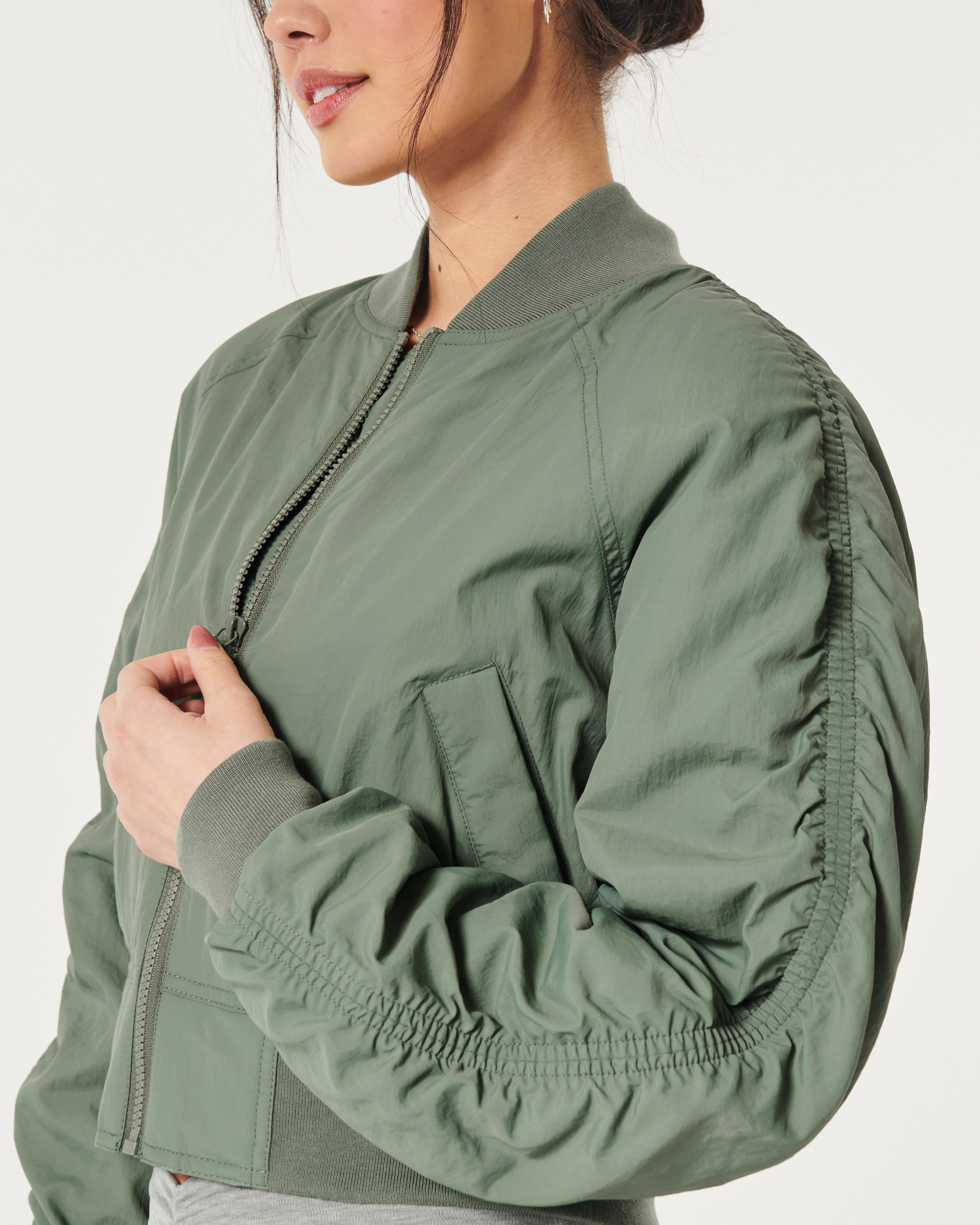 Bomber jacket womens hollister hotsell