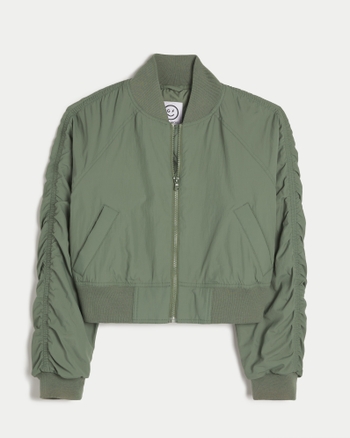 Hollister bomber jacket womens cheap