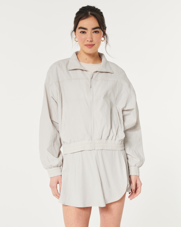 VESTE PARKA HOLLISTER LONGLINE DOWN TAMPON MANTEAU FEMME NOIR TAILLE PETITE