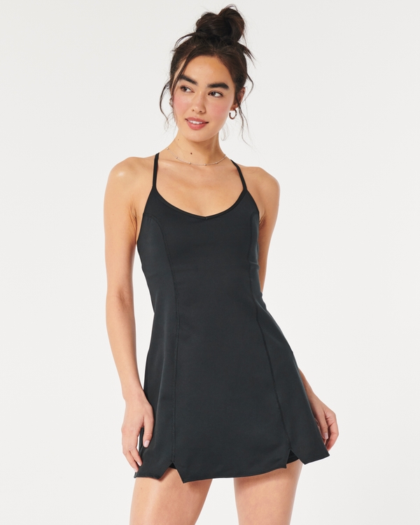 Gilly Hicks Active Recharge Strappy Back Dress, Black