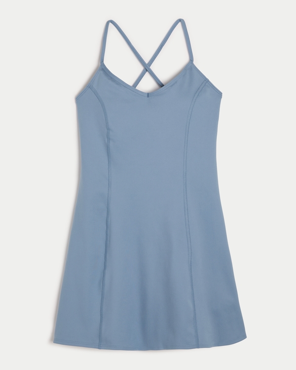 Gilly Hicks Active Recharge Strappy Back Dress, Blue