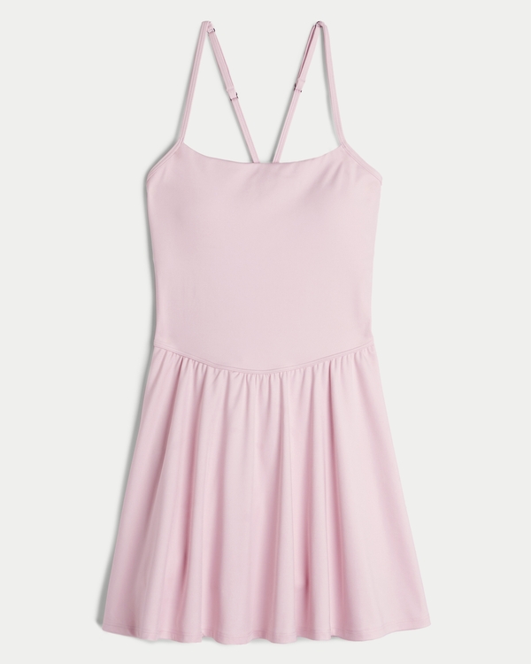 Gilly Hicks Active Strappy Back Dress, Petal Pink