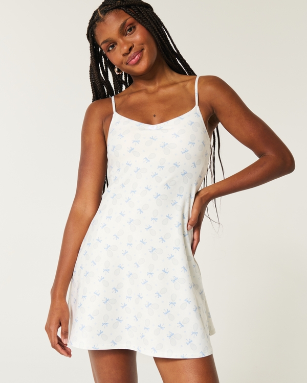 Gilly Hicks Active Recharge Dress, Navy Pattern view 1