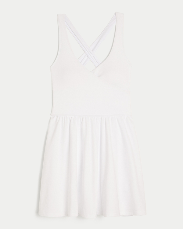 Gilly Hicks Active Recharge Wrap Halter Dress