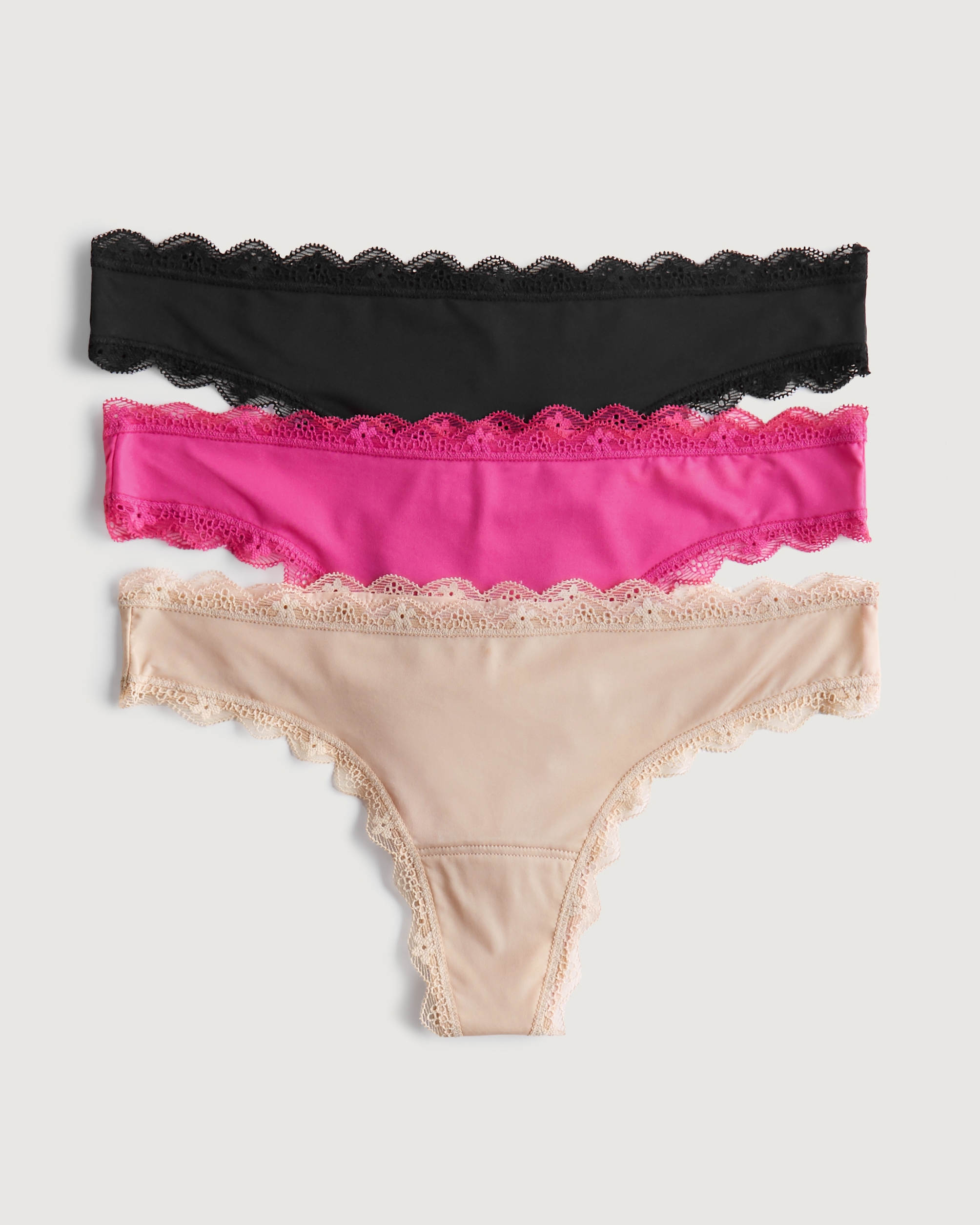 Gilly Hicks Micro Thong Underwear 3-Pack