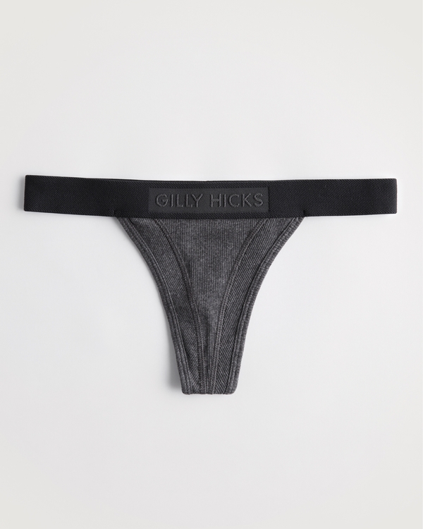 Women's Gilly Hicks Ribbed High-Leg Thong | Women's Up To 70% Off Select Styles | HollisterCo.com