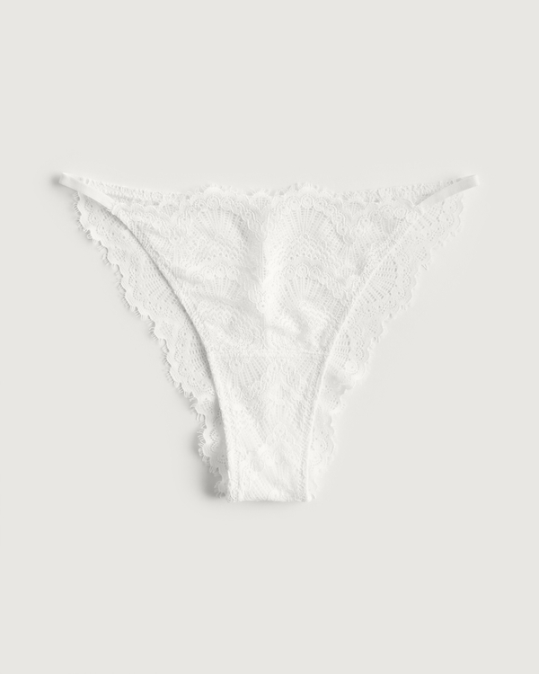 GILLY HICKS by Abercrombie Hollister PANTIES Cheeky Apricot Lace