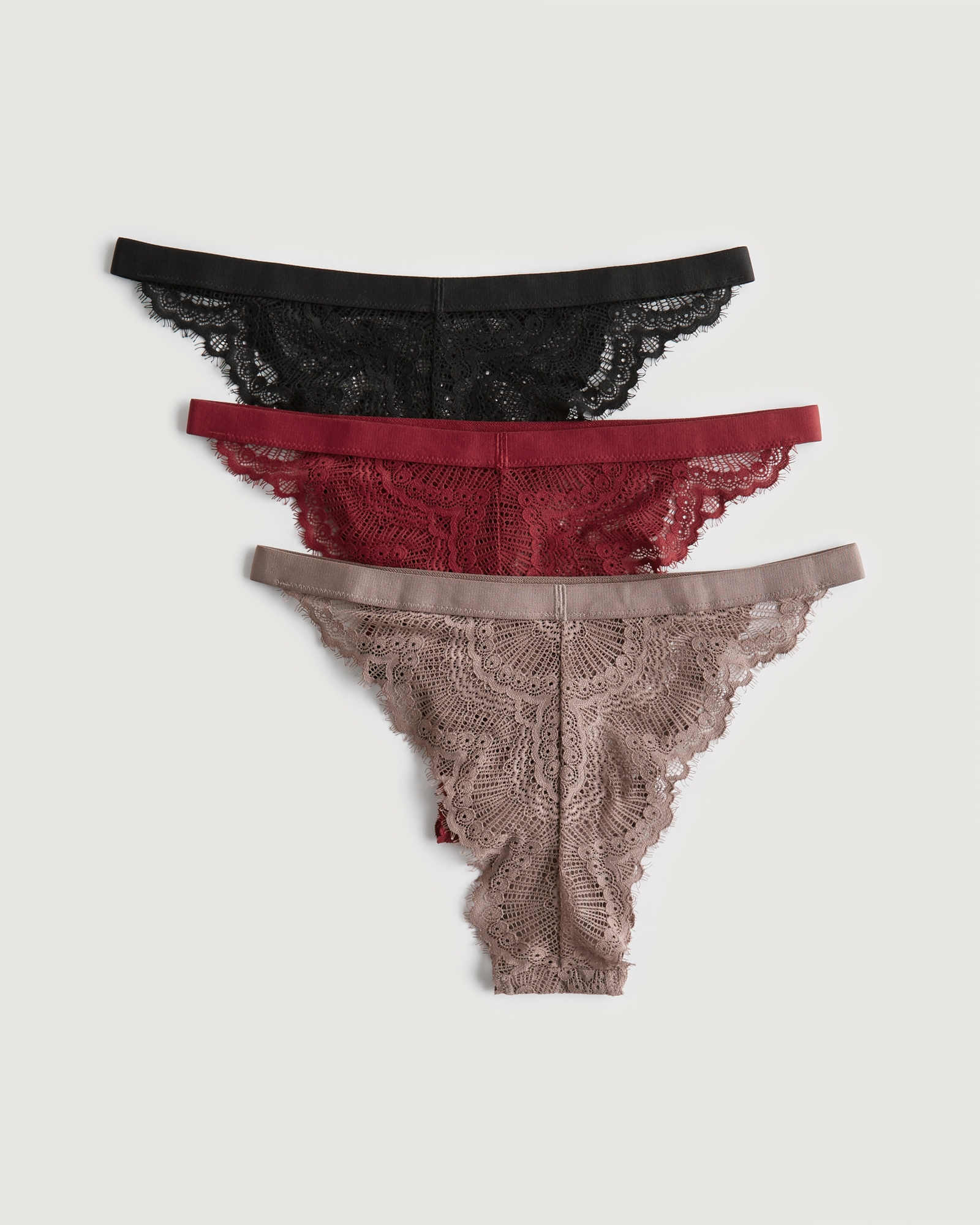 Women's Gilly Hicks Lace String Cheeky 3-Pack