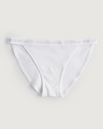 Hollister Gilly Hicks Ribbed Cotton Blend Short Underwear