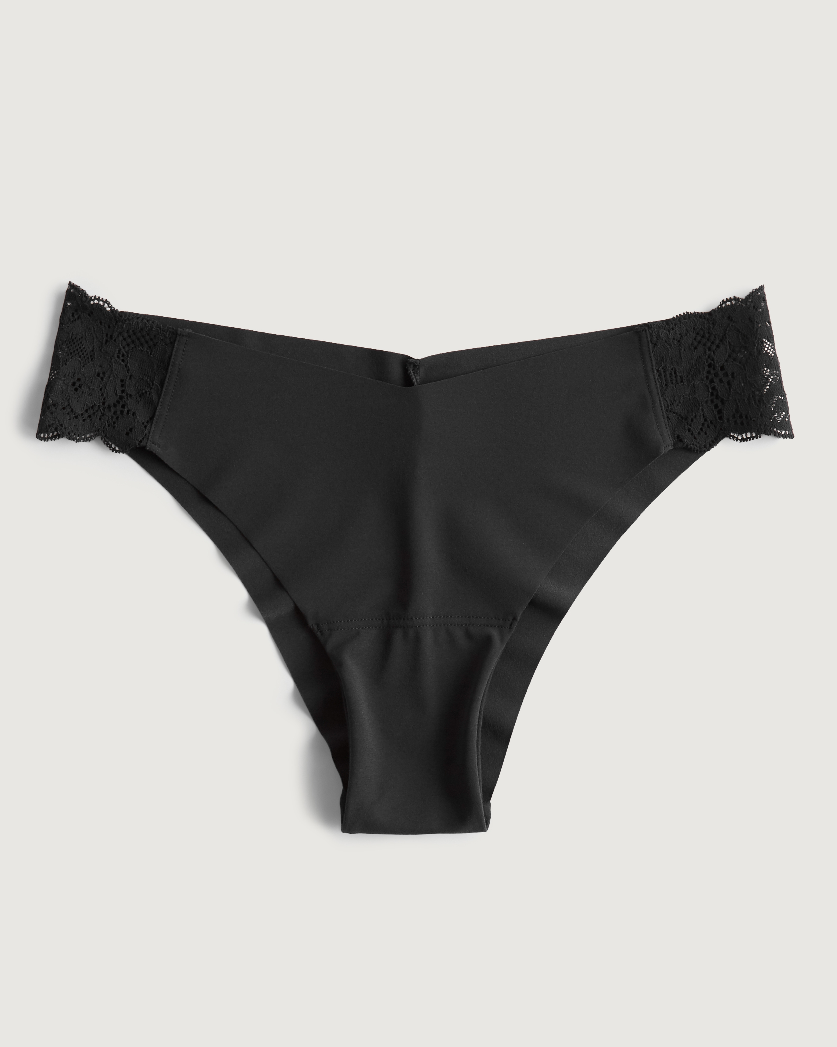Gilly Hicks Lace-Side No-Show Cheeky Underwear