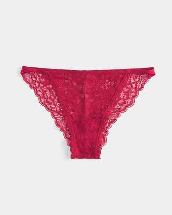 Hollister Gilly Hicks No-show Cheeky Underwear 3-pack in Red