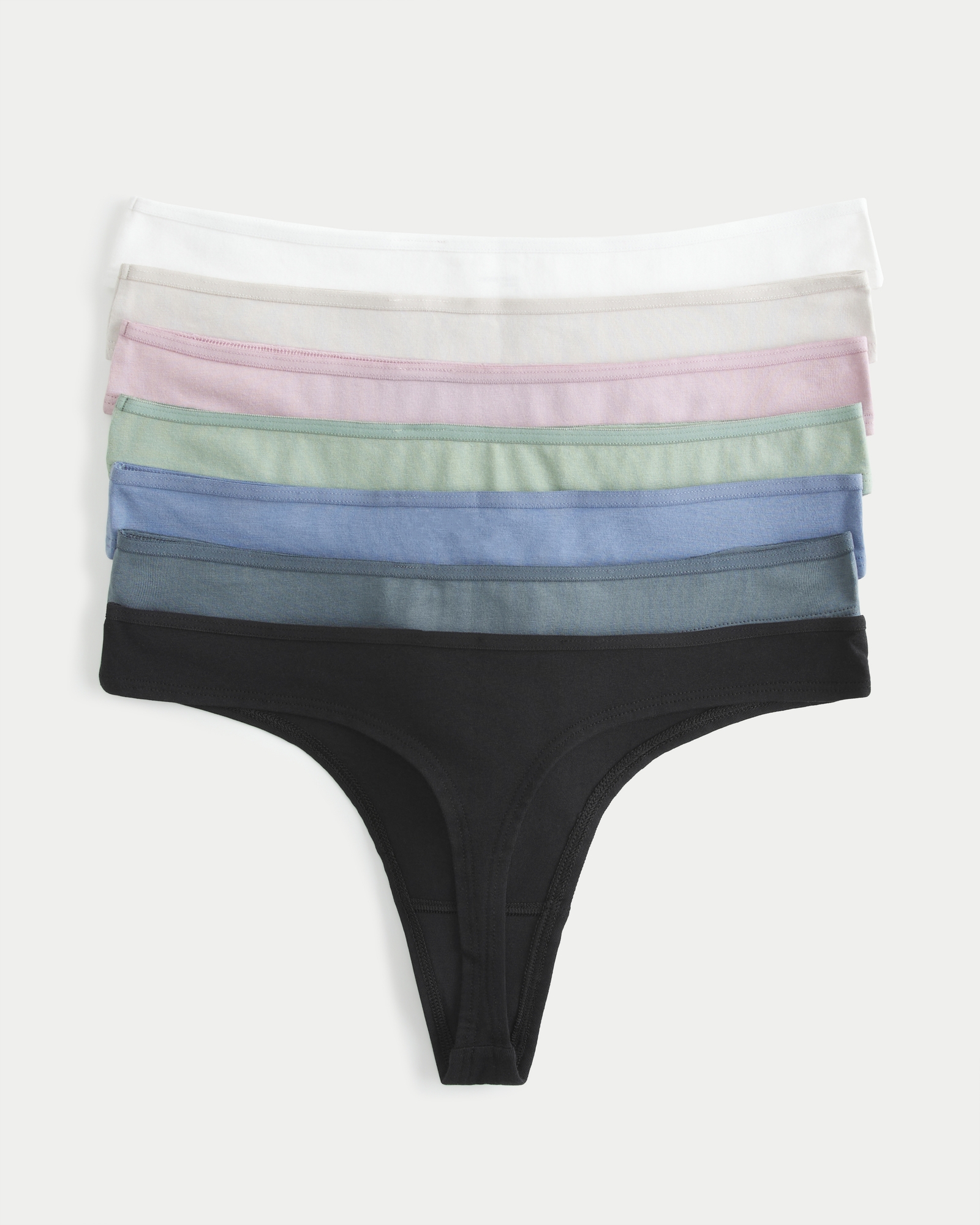 Women's Gilly Hicks Day-of-the-Week Thong Underwear 7-Pack