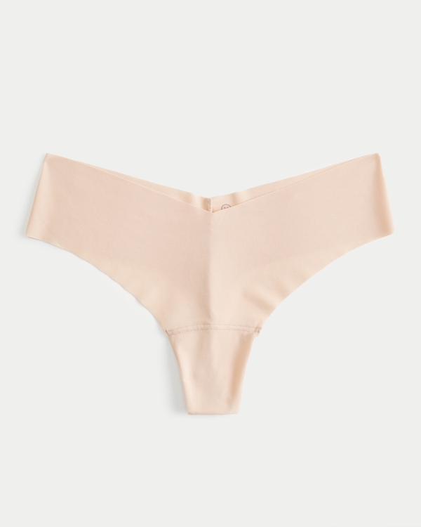 Gilly Hicks No-Show Thong Underwear, Beige