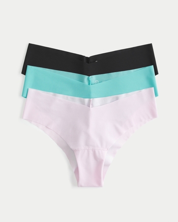 Victoria's Secret Cotton Cheeky Panty Pack, Smooth Fabric, - Import