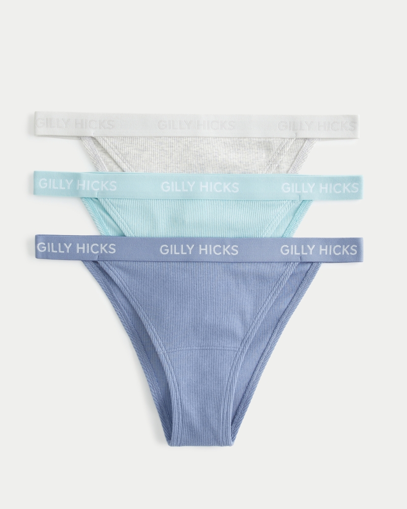 Women's Gilly Hicks No-Show Cheeky Underwear 4-Pack, Women's Bras &  Underwear