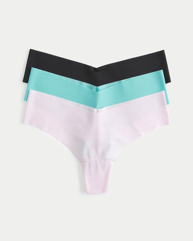 Hollister Gilly Hicks No-Show Thong Underwear 3-Pack