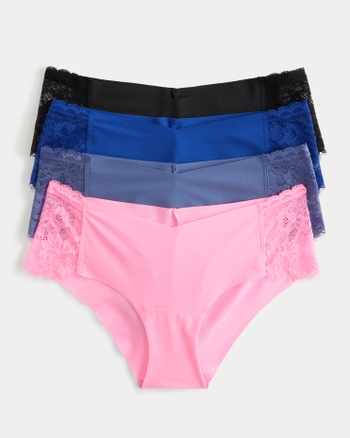 Gilly Hicks Lace No-Show Thong Underwear melhores ofertas e histórico de  preços em