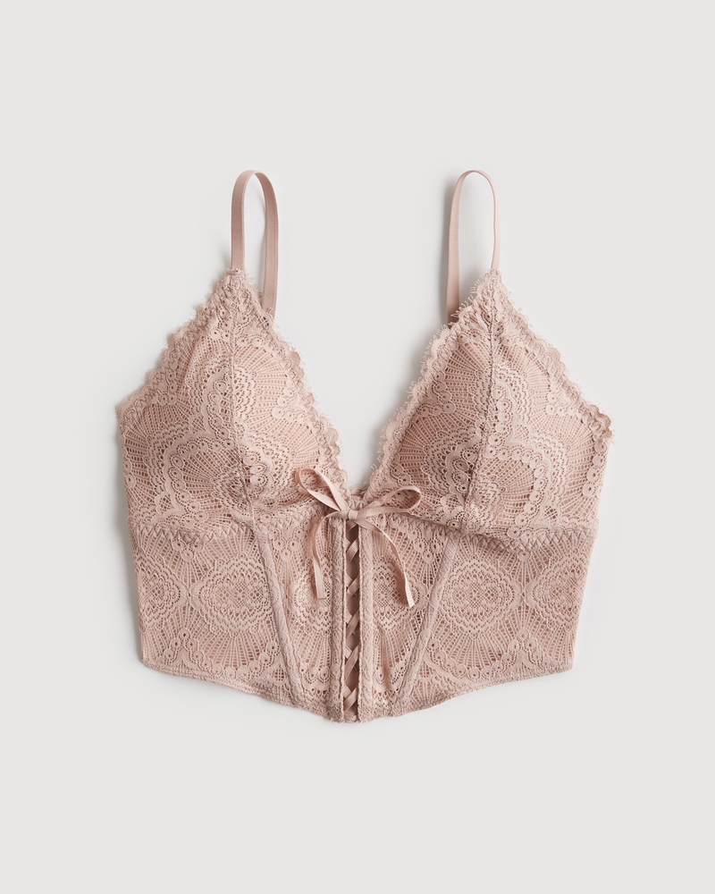 Overleven graan aanvaardbaar Women's Gilly Hicks Lace Corset Bra Top | Women's Sleepwear & Loungewear |  HollisterCo.com