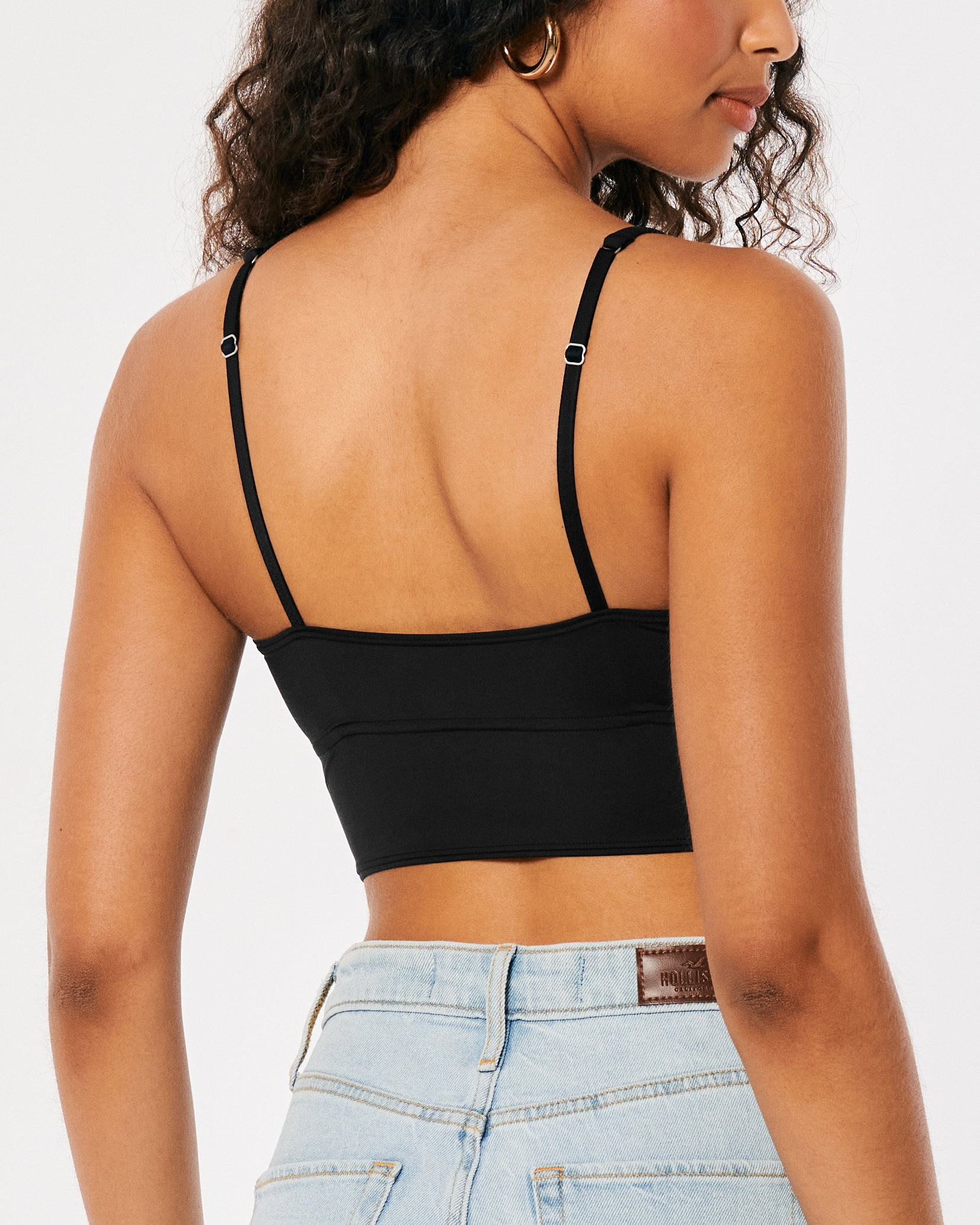 Hollister Gilly Hicks Organic Cotton Rib Bustier Bralette 2024, Buy  Hollister Online