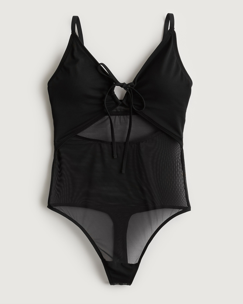 Women's Gilly Hicks Mesh Triangle Bodysuit Women's Bralettes