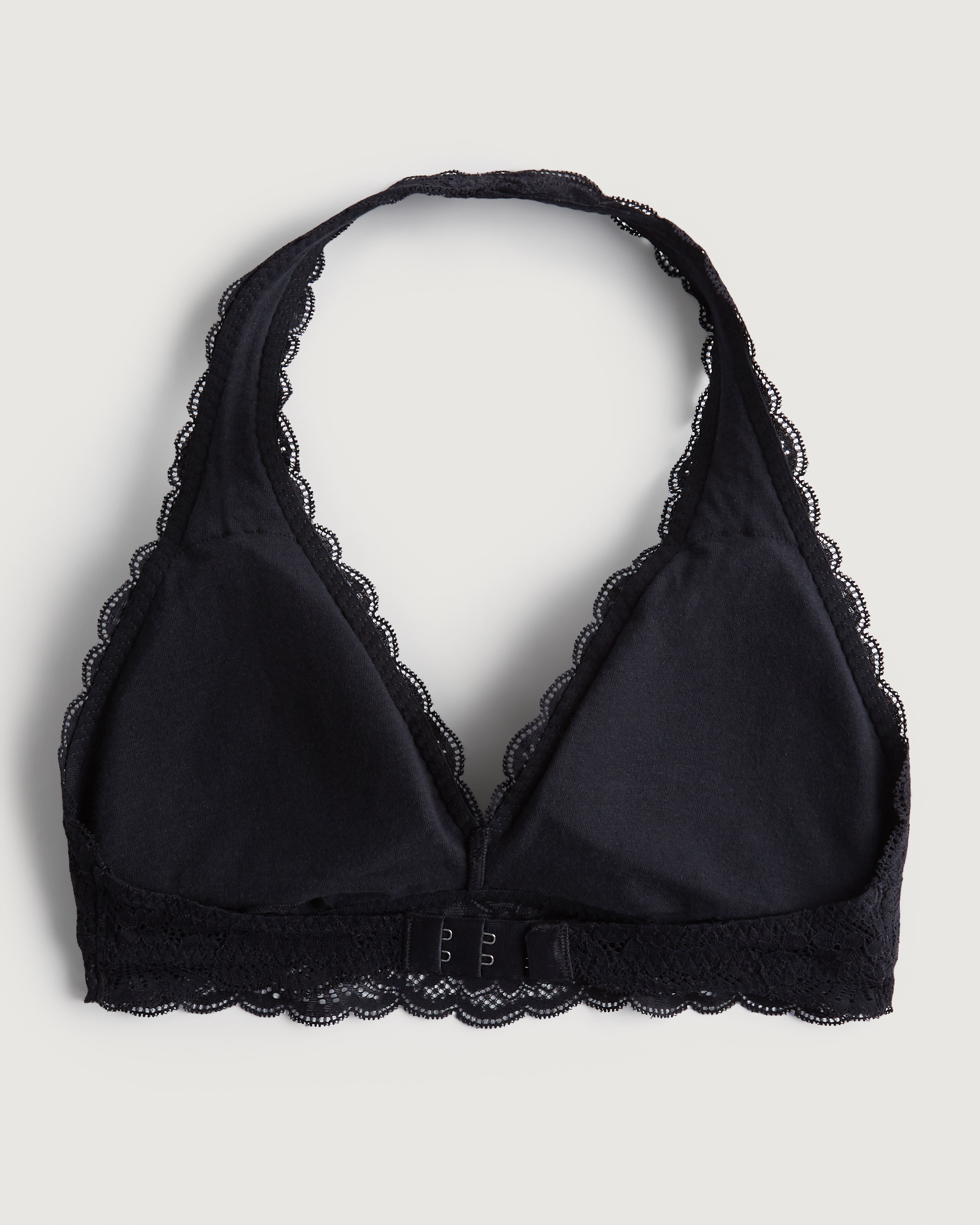 Hollister white hot sale halter bralette