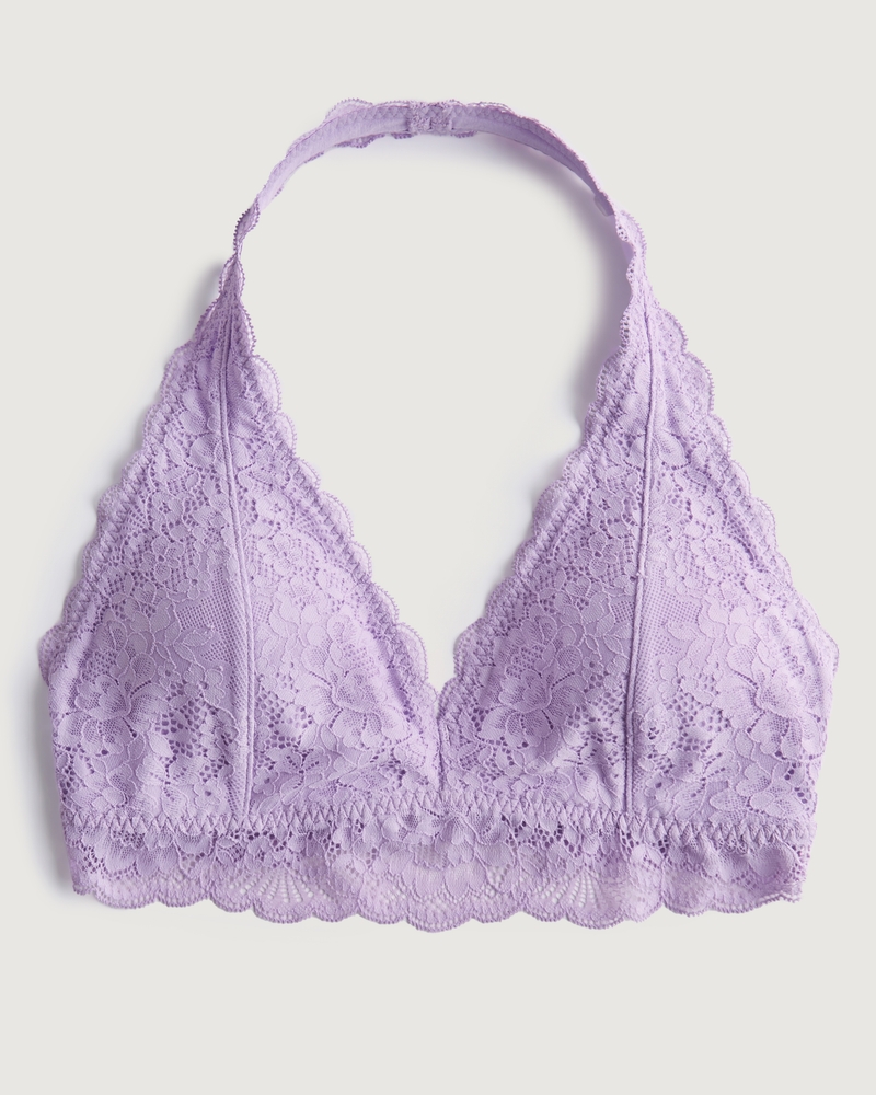 Women's Gilly Lace Halter Bralette | & Underwear HollisterCo.com