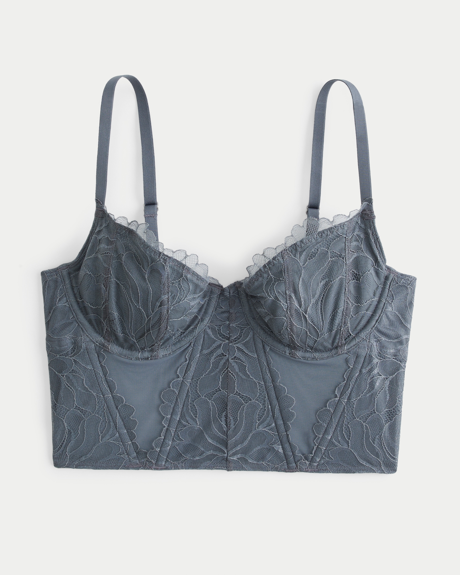 Women's Gilly Hicks Lace + Mesh Bustier, Women's Bras & Underwear